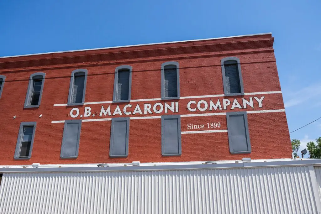 O.B. Macaroni still makes many types of pasta, in Fort Worth. This was the building it called home for 115 years. (Photo by M2G Ventures)
