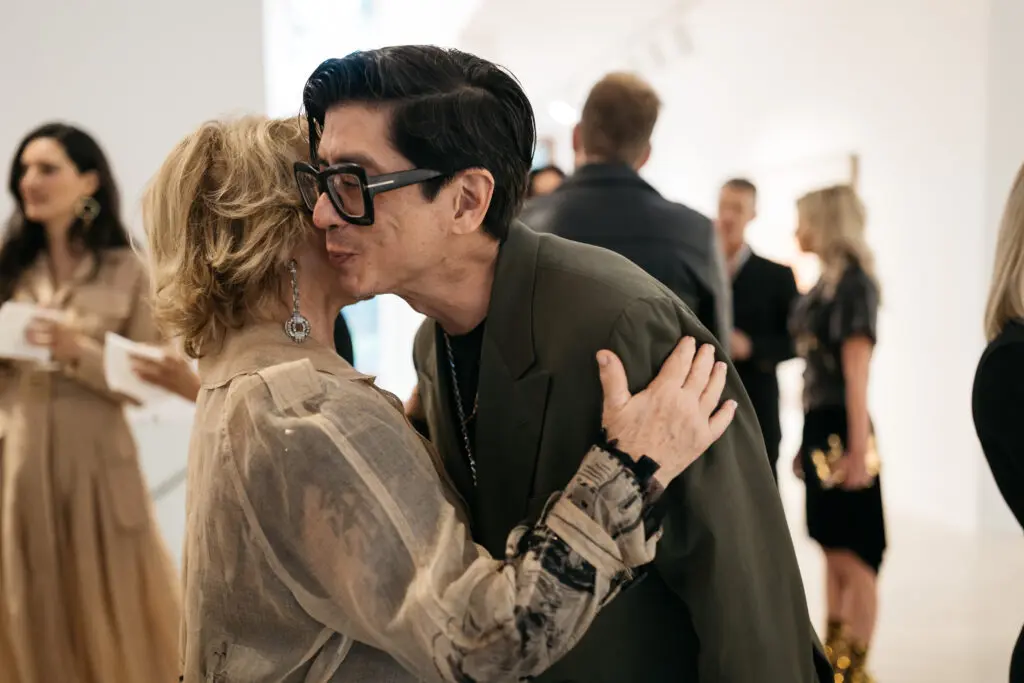 Alberta Ferretti, Billy Fong (Photo by Rebecca Patton-Beckley)