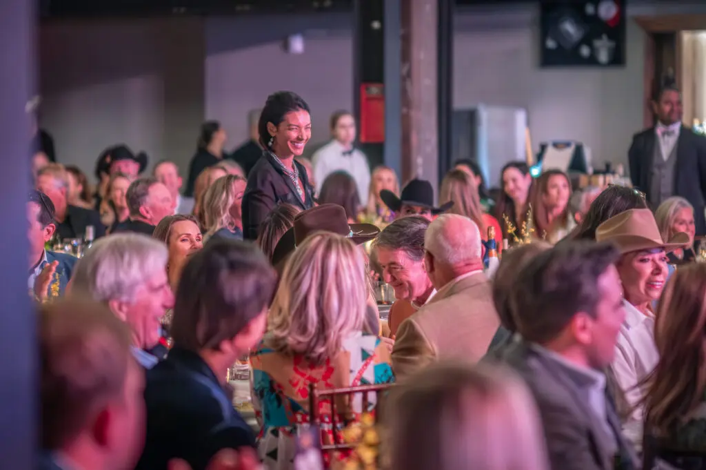Nic Sheridan took part in the auction. (Photo by Olaf Growold)