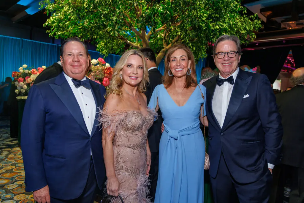 Blake Tartt, Melissa Juneau, Elizabeth & Will Galtney at the Memorial Hermann gala  (Photo by Katy Anderson)
