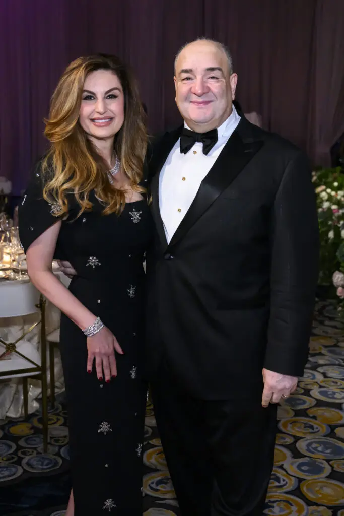 Brigitte & Bashar Kalai at the 'No Mountain High Enough' themed gala benefitting the Memorial Hermann  Foundation at the Hilton Americas-Houston.(Photo by Michelle Watson)