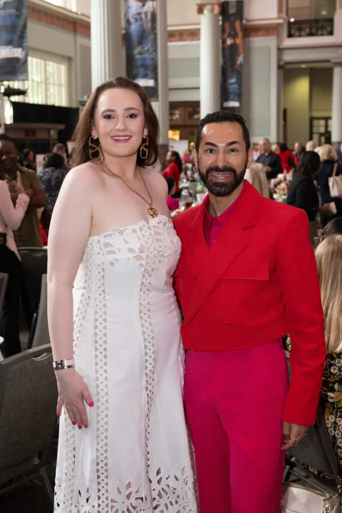 Chelsea Collmer, Fady Armanious at Girls Inc.(Photo by Wilson Parish)