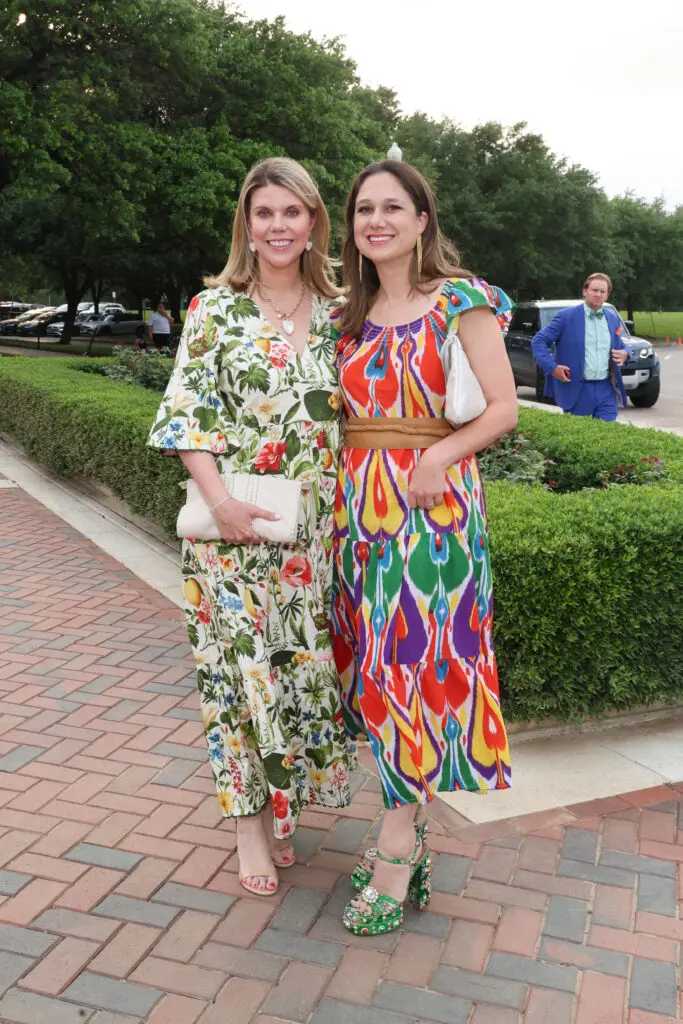 Claudia Kreisle, Julia Maloy at the Hermann Park Conservancy 'Evening in the Park' (Photo by Priscilla Dickson)