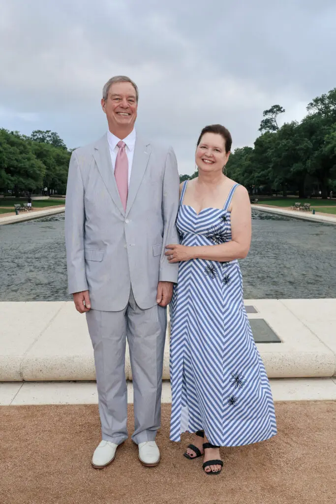 Dan Piette & Doreen Stoller at the Hermann Park Conservancy 'Evening in the Park' (Photo by Priscilla Dickson)