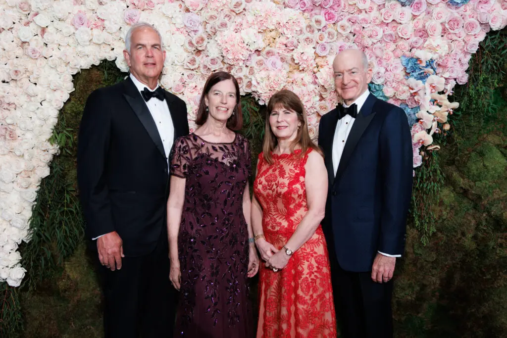 Dee & Stacy Methvin, Tony & Dr. David Callendar at the Memorial Hermann gala. (Photo by Katy Anderson)