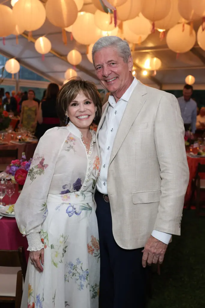 Hallie Vanderhider & Bobby Dees  at the Hermann Park Conservancy 'Evening in the Park' (Photo by Priscilla Dickson)