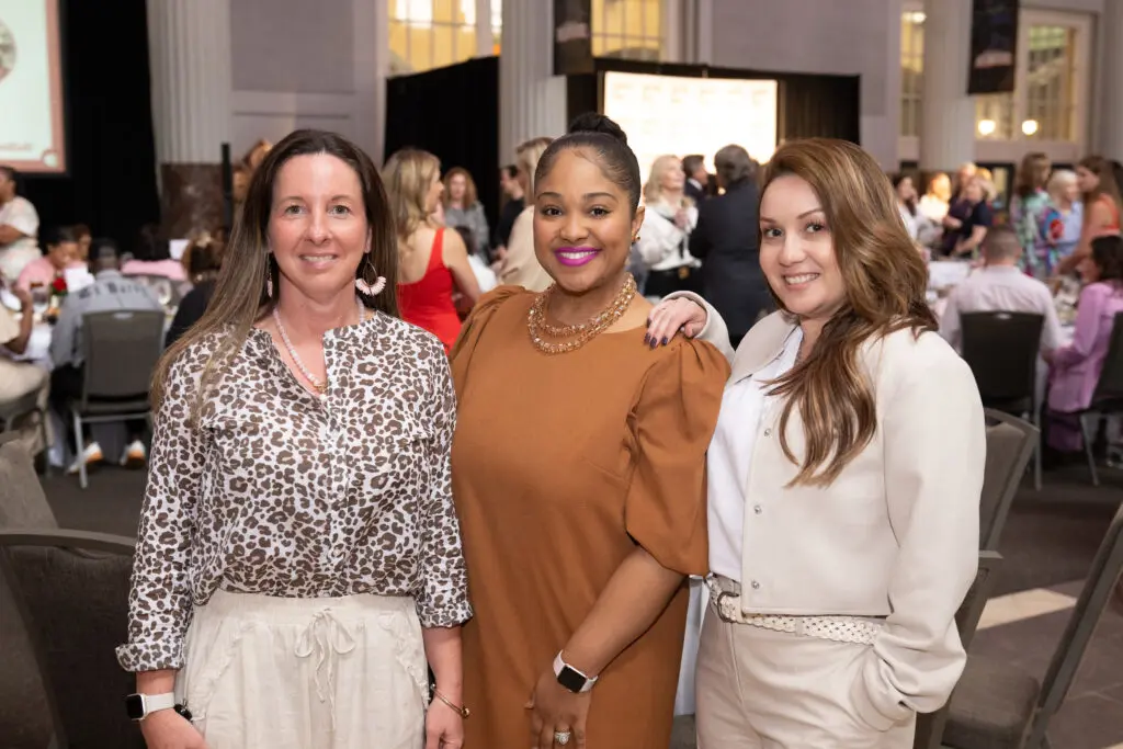 Kristen Harper, Jessica Mikell and Natalie Alvarado at Girls Inc. (Photo by Wilson Parish)