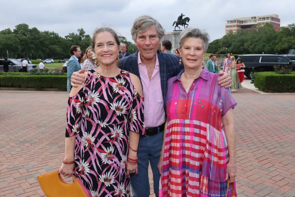 Mary & Paul Nugent, Marley Lott at the Hermann Park Conservancy 'Evening in the Park' (Photo by Priscilla Dickson)