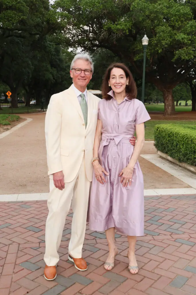 Sanford & Susie Criner at the Hermann Park Conservancy 'Evening in the Park' (Photo by Priscilla Dickson)