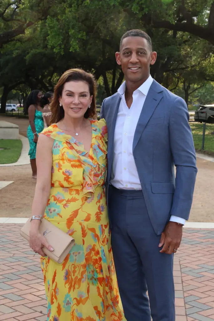 Sharon & Errol McLaughlin at the Hermann Park Conservancy 'Evening in the Park' (Photo by Priscilla Dickson)