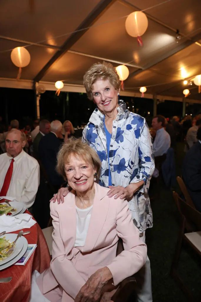 Terrylin Neale, Sandy Godfrey at the Hermann Park Conservancy 'Evening in the Park' (Photo by Priscilla Dickson)