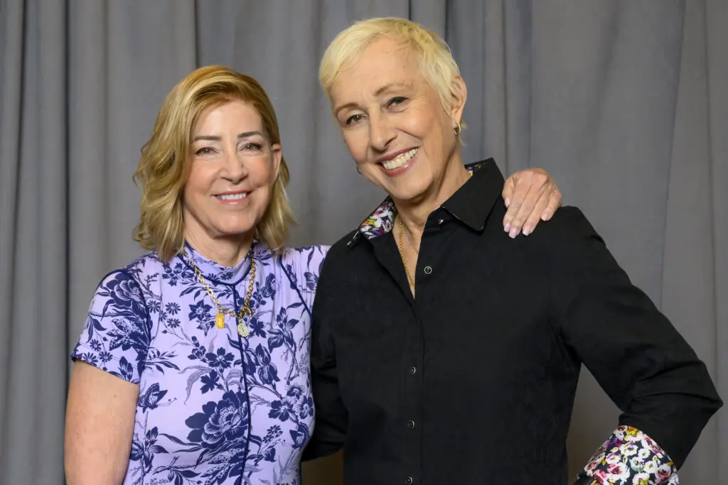 Chris Evert, Martina Navratilova at the MD Anderson Cancer Center 'Living Legend' dinner  (Photo by Michelle Watson)