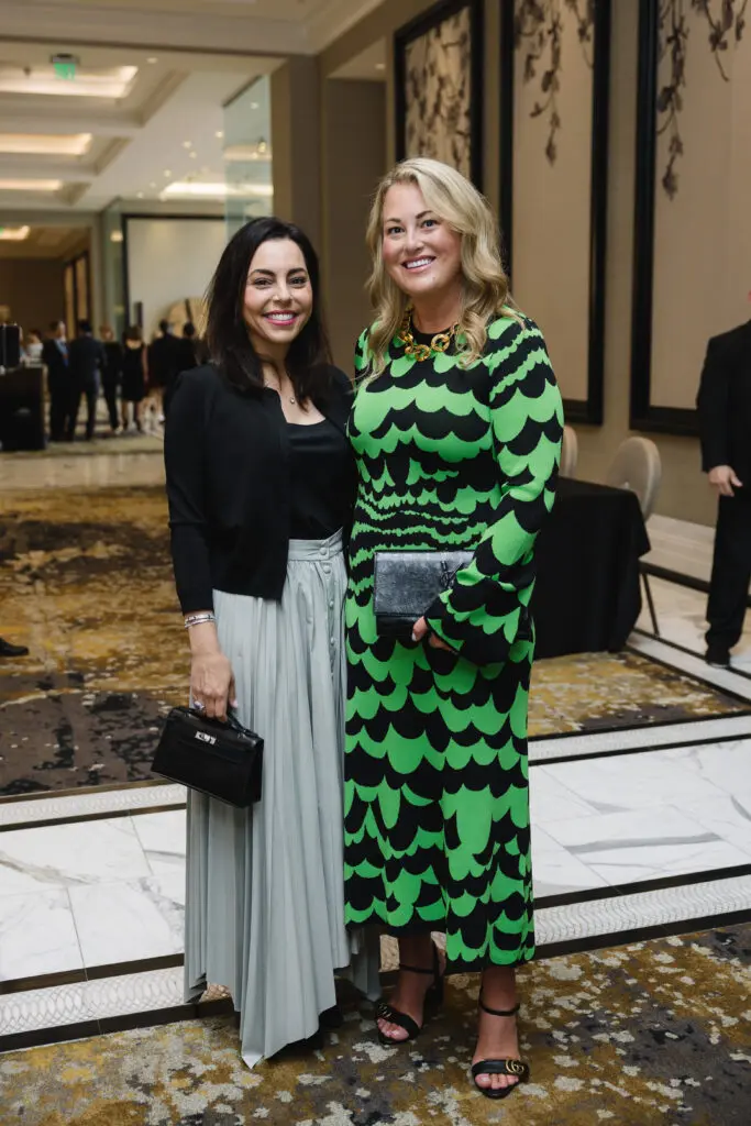 Nicole Katz, Margot Athon at the MD Anderson Cancer Center 'Living Legend' dinner  (Photo by Johnny Than) 