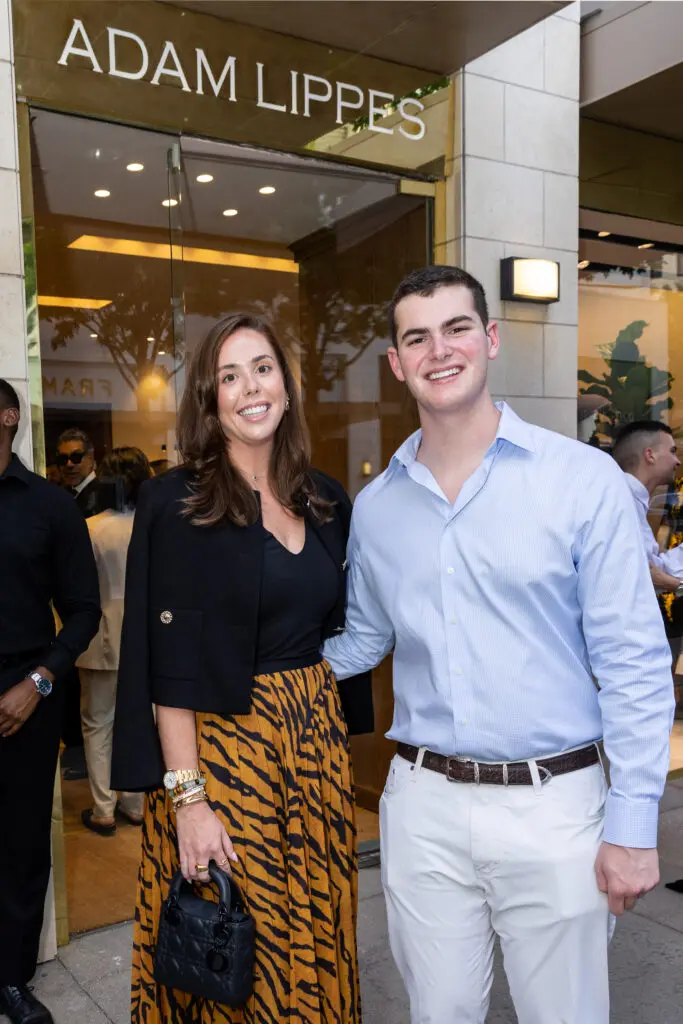 Gillian Sarofim, Fayez Sarofim at the Adam Lippes store opening in River Oaks District (Photo by Emily Jaschke)