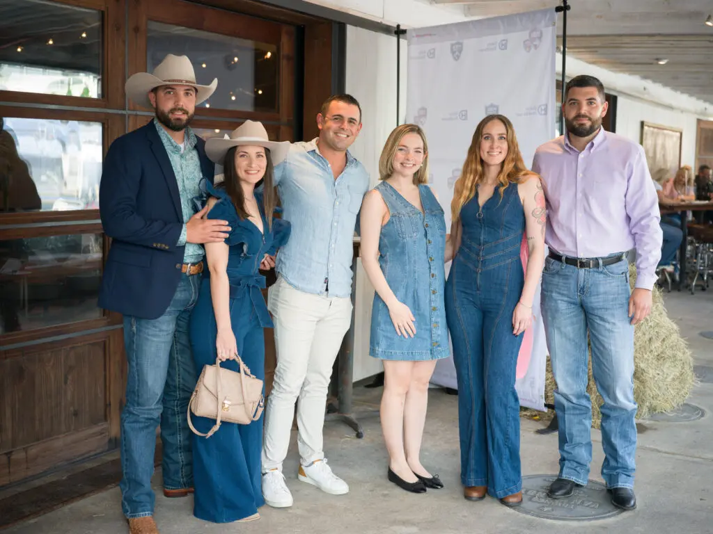 Jonathan & Laurin Tallant, Chandler & Trey Spinks, Nicole & Justin Tallant at the 13th annual K9s4COPs 'Unleashed Gala' (Photo by Daniel Ortiz)