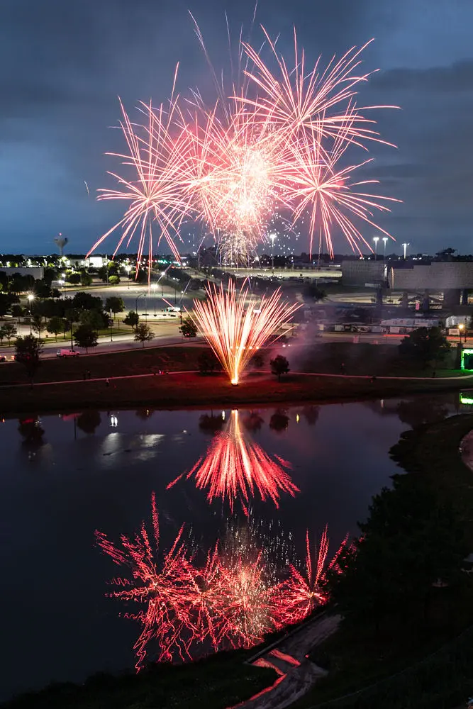 The Loews Arlington Hotel's Grand Opening Celebration ended with fireworks. (Photo by Clint Brewer)