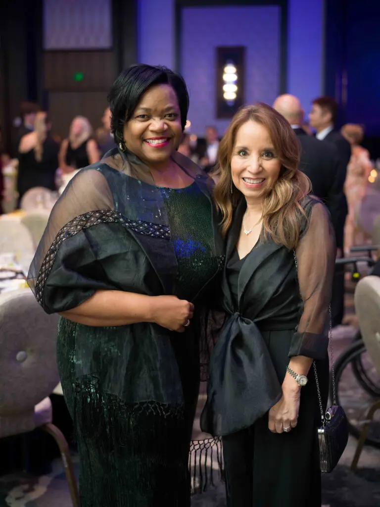 Marian Harper, Rita Shuma at the Make-A-Wish gala (Photo by Daniel Ortiz)