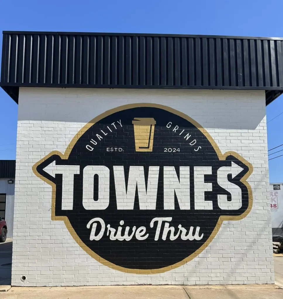 Townes Quality Grinds and Drive Thru  remakes a time-worn car wash near Fort Worth Country Day.