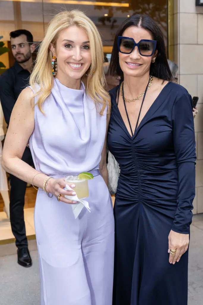 Natalie Steen, Francine Ballard at the Adam Lippes store opening in River Oaks District (Photo by Emily Jaschke)