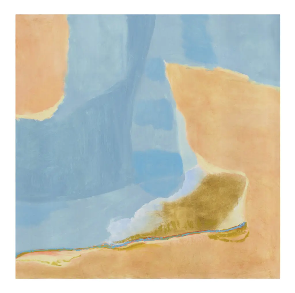 Terrell James's "Peninsula," 2023. Oil on canvas. (Courtesy Josh Pazda Hiram Butler Gallery)