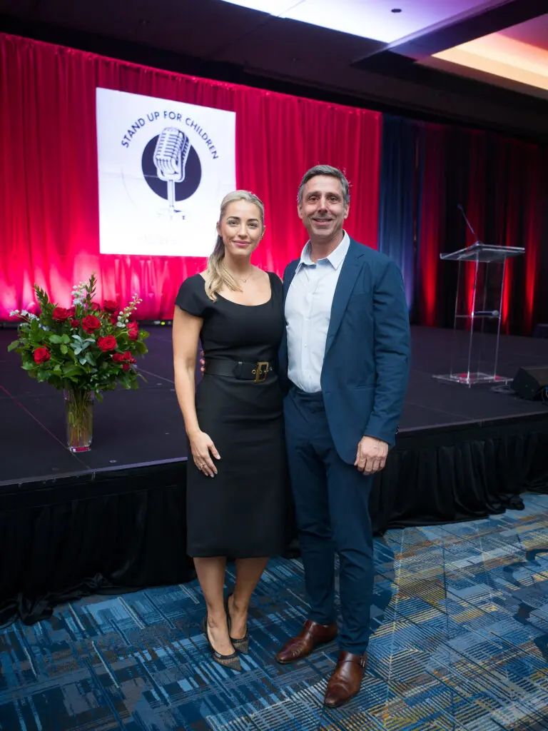 Abby Vanegas, Scott Gilden at the Children at Risk dinner (Photo by Daniel Ortiz)