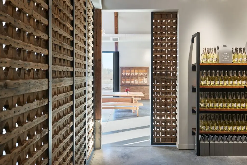 The Reserve Cellar at the Argyle tasting house.