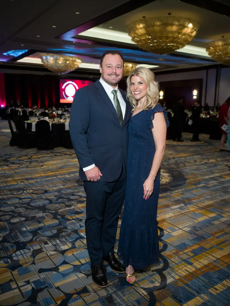 Chris Miller, Brittany Hernandez at the Children at Risk dinner (Photo by Daniel Ortiz)