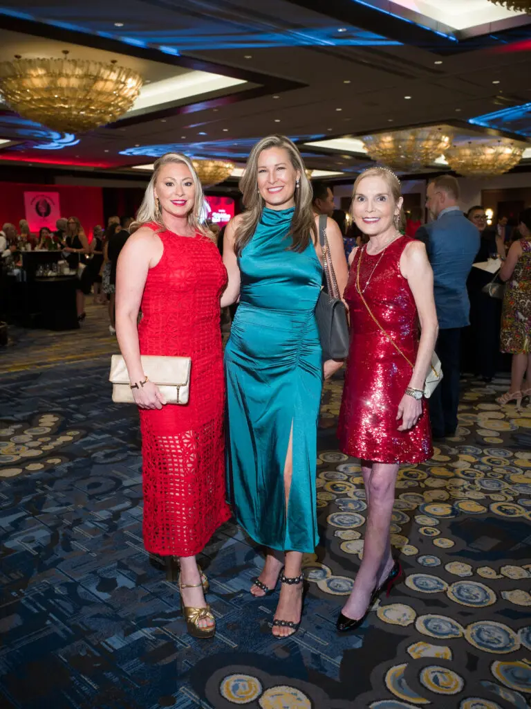 Jen Torres, Bethany Buchanan, Kristen Cannon at the Children at Risk dinner (Photo by Daniel Ortiz)