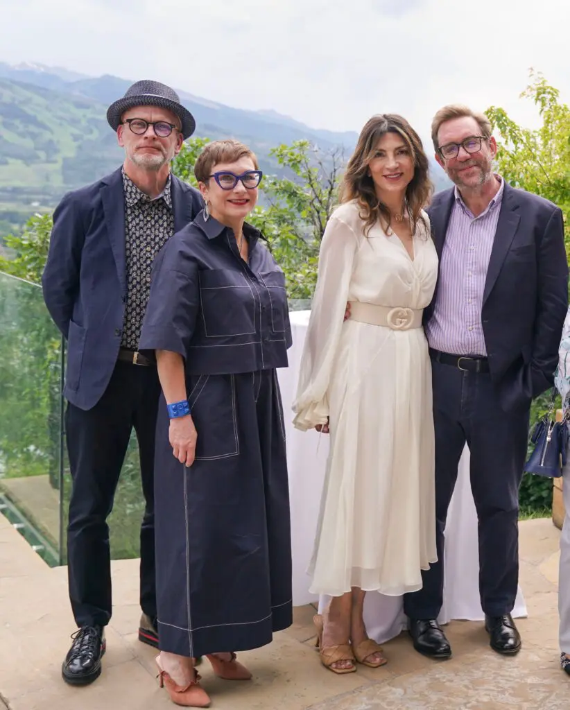 Andrew Futreal, Jennifer McQuade, Katy Rezvani, Richard Skinner at MD Anderson Cancer Center events in Aspen