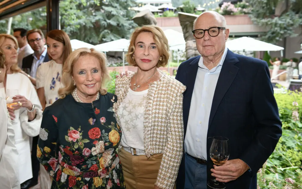 Congresswoman Debbie Dingell (D-Michigan), Barbara Hines, Gilbert Scharf  at MD Anderson Cancer Center events in Aspen