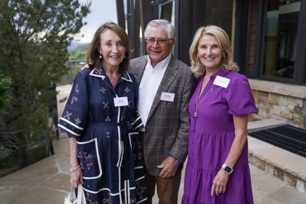 Diane & Wayne Decote, Denise Monteleone at the MD Anderson Cancer Center events in Aspen