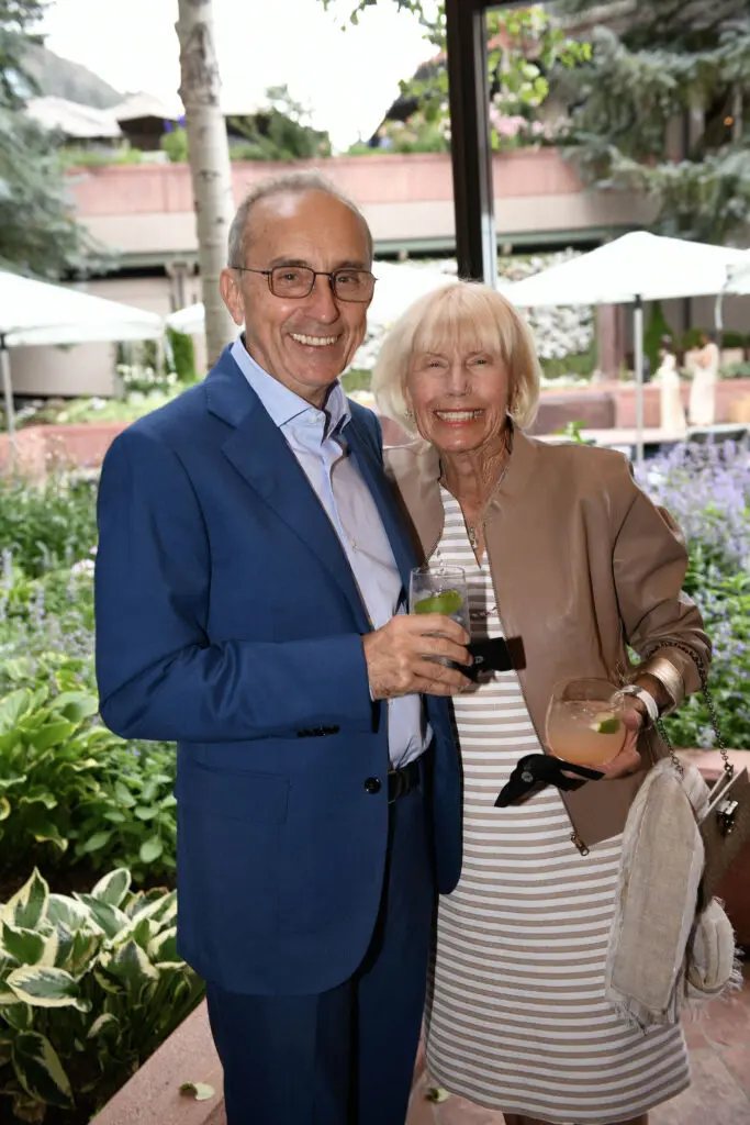 Dr. Giulio Draetta, Patsy Shields at MD Anderson Cancer Center events in Aspen