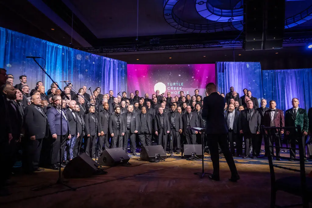 The 2024 Turtle Creek Chorale performing in Dallas. (Photo by Cash Anglin)
