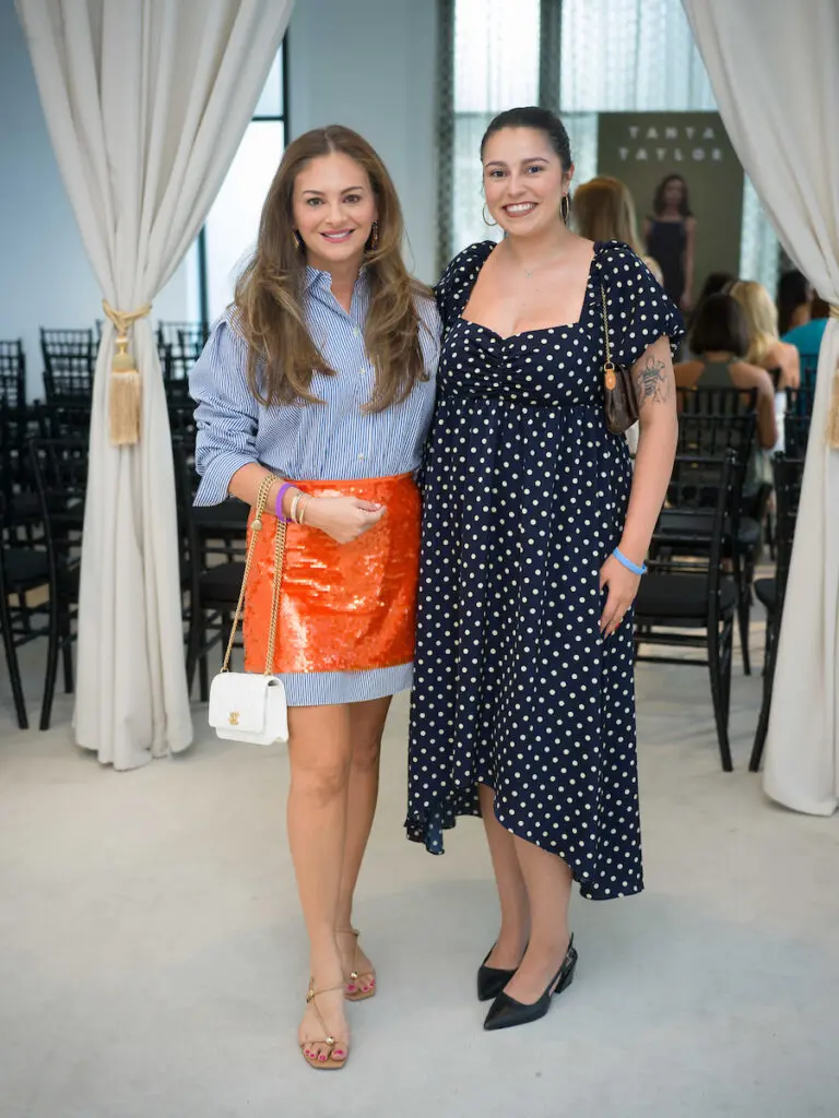 Maritza Gonzalez, Reagan Gonzalez at the Dress for Success Women of Wardrobe event at Tootsies. (Photo by Daniel Ortiz)