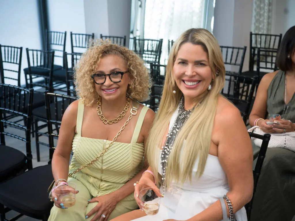 Amanda Canto, Yesenia Garcia at the Dress for Success Women of Wardrobe event at Tootsies. (Photo by Daniel Ortiz)