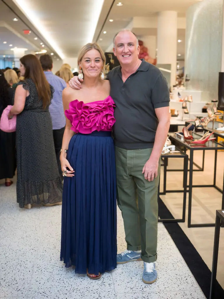 Allison Bagley, Graeme Gordon at the Dress for Success Women of Wardrobe event at Tootsies. (Photo by Daniel Ortiz)