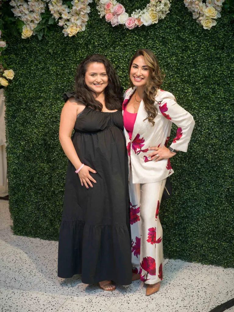 Daisy Mendoza, Mayra Moreno at the Dress for Success Women of Wardrobe event at Tootsies. (Photo by Daniel Ortiz)