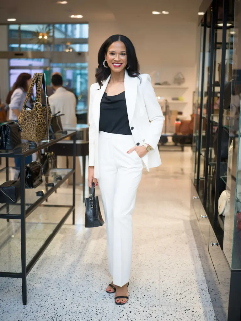Mia Gradney at the Dress for Success Women of Wardrobe event at Tootsies. (Photo by Daniel Ortiz)