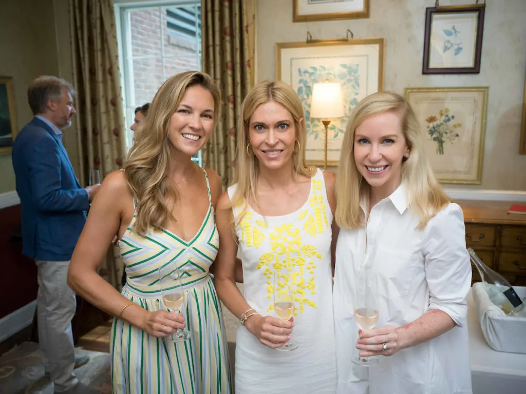 Brittiany Mossy, Kendall Hanno, Katherine Clegg at The  Houstonian Hotel's Battle of the Bubbles. (Photo by Daniel Ortiz)