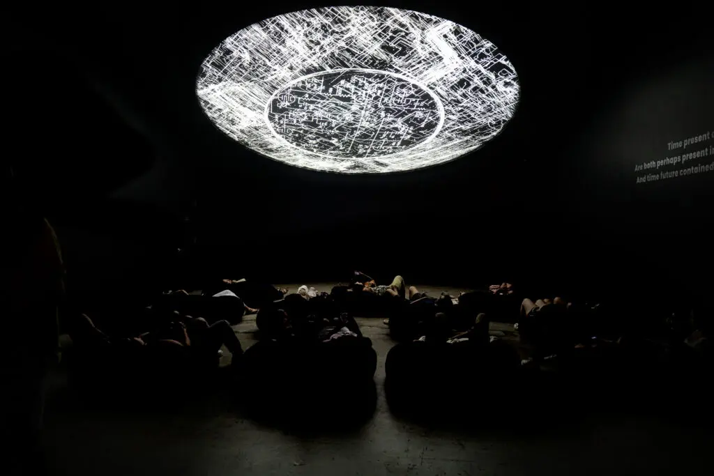 Artechouse Houston's "Eternal Life" (Photo courtesy Artechouse) 