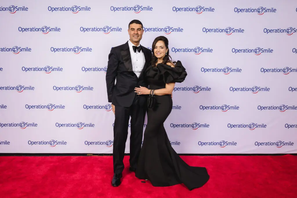 Omar Alaoui & Maria Moncada Alaoui at the Operation Smile Gala held at the Royal Sonesta Hotel. (Photo by Johnny Than)