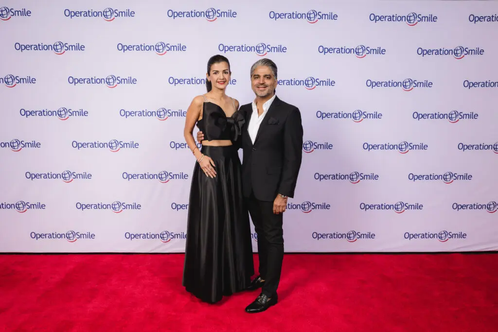 Naureen & Ahmad Malik at the Operation Smile Gala held at the Royal Sonesta Hotel. (Photo by Johnny Than)