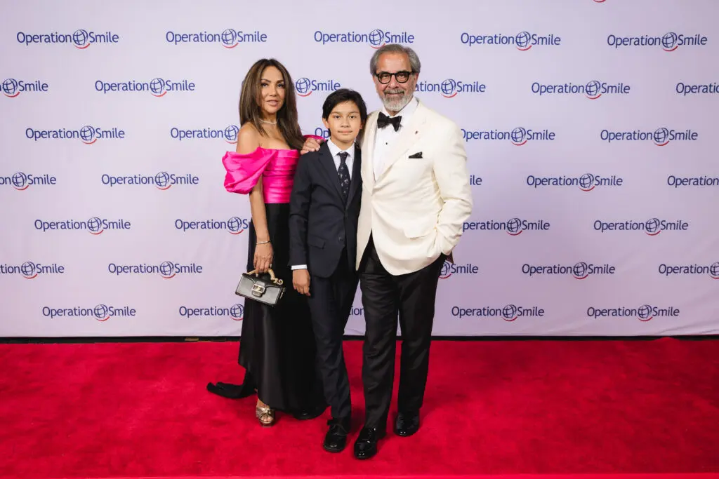 Shara, Victor, and Kent Shaffer at the Operation Smile Gala held at the Royal Sonesta Hotel. (Photo by Johnny Than)