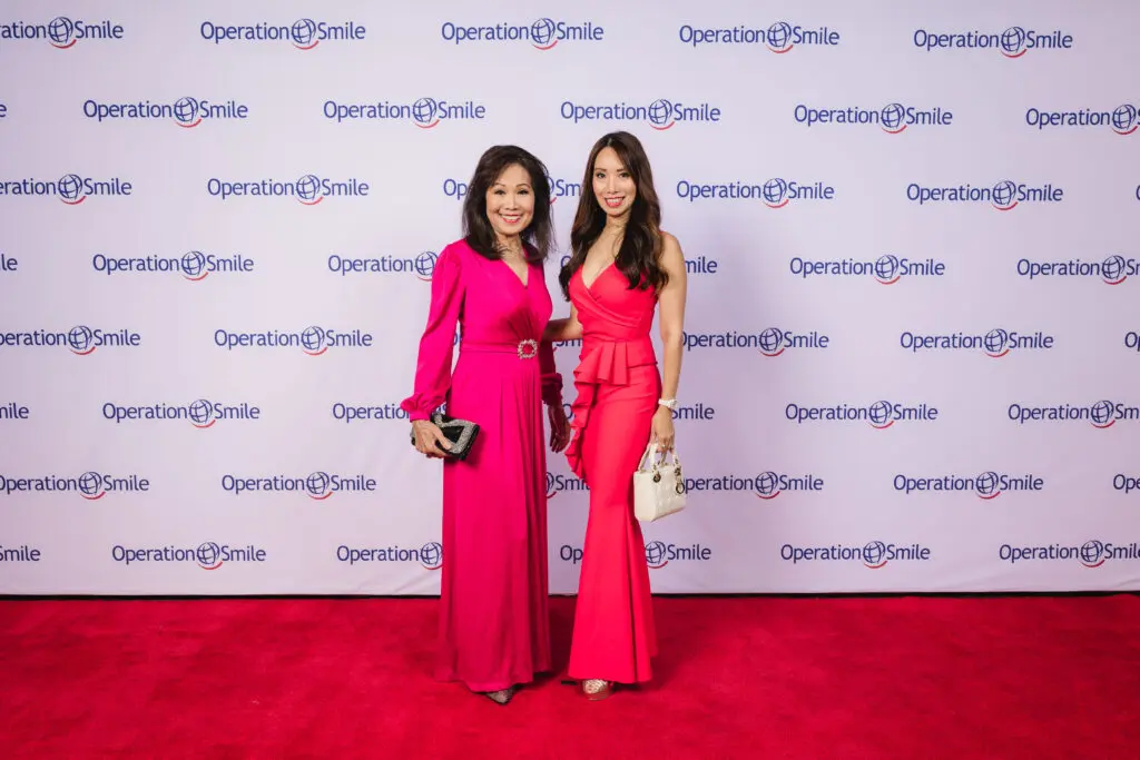 Betty Gee, Tammy Sue at the Operation Smile Gala held at the Royal Sonesta Hotel. (Photo by Johnny Than)