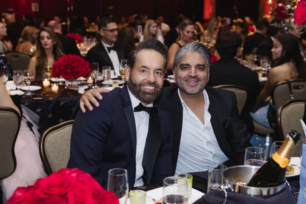 Karun Magon, Ahmad Malik at the Operation Smile Gala held at the Royal Sonesta Hotel. (Photo by Johnny Than)