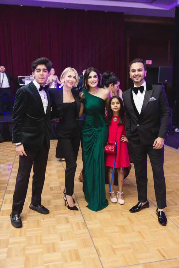 Zaryan Merchant, Julian Hough, Sneha Merchant, Zenya Merchant, Nick Merchant at the Operation Smile Gala held at the Royal Sonesta Hotel. (Photo by Johnny Than)