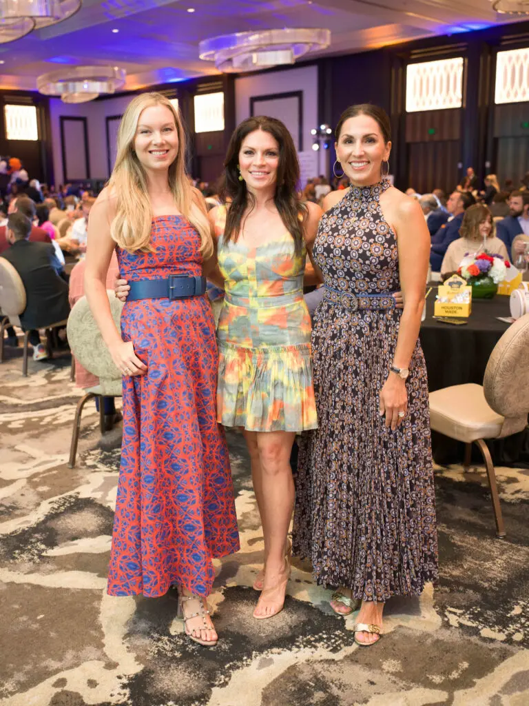 Audrey White, Kathy DeLamora,Julie Chen at the 'Team Up' fundraiser (Photo by Daniel Ortiz)