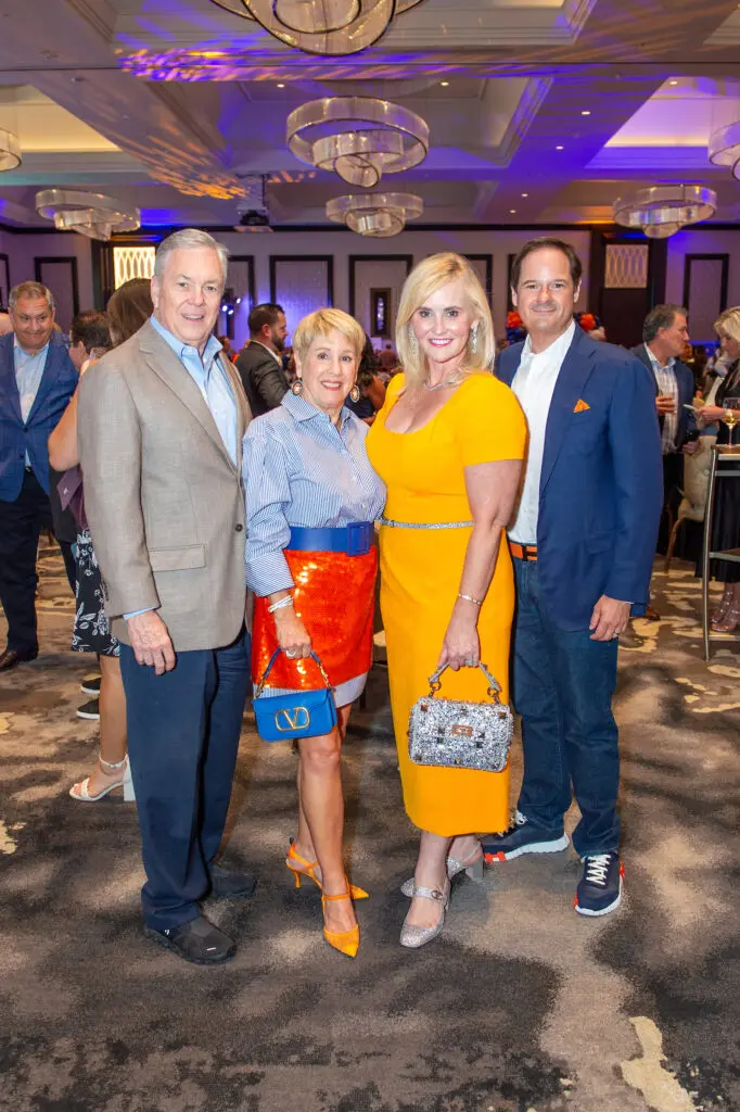 Norman & Donna Lewis, Jennifer & Scott Allison at the 'Team Up' fundraiser (Photo by Jacob Power)