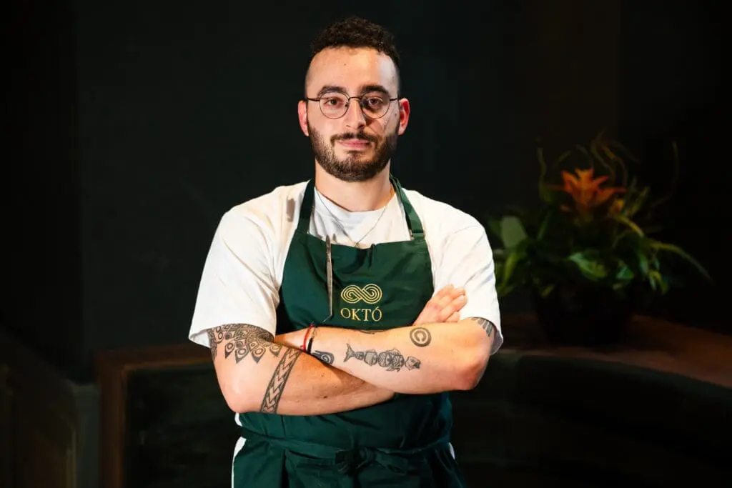Talented chef of Októ, Yotam Dolev. (Photo by Becca Wright)