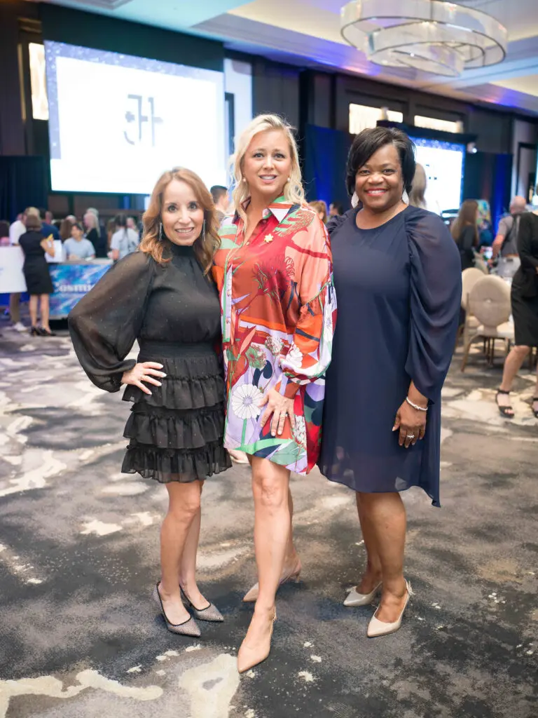 Rita Shuma, Jennifer Wisler, Marian Harper at the 'Team Up' fundraiser (Photo by Daniel Ortiz)